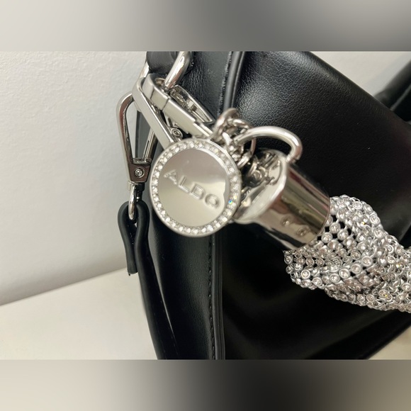 ALDO - sparkly rhinestone strap shoulder bag with extra strap - Picture 3 of 5